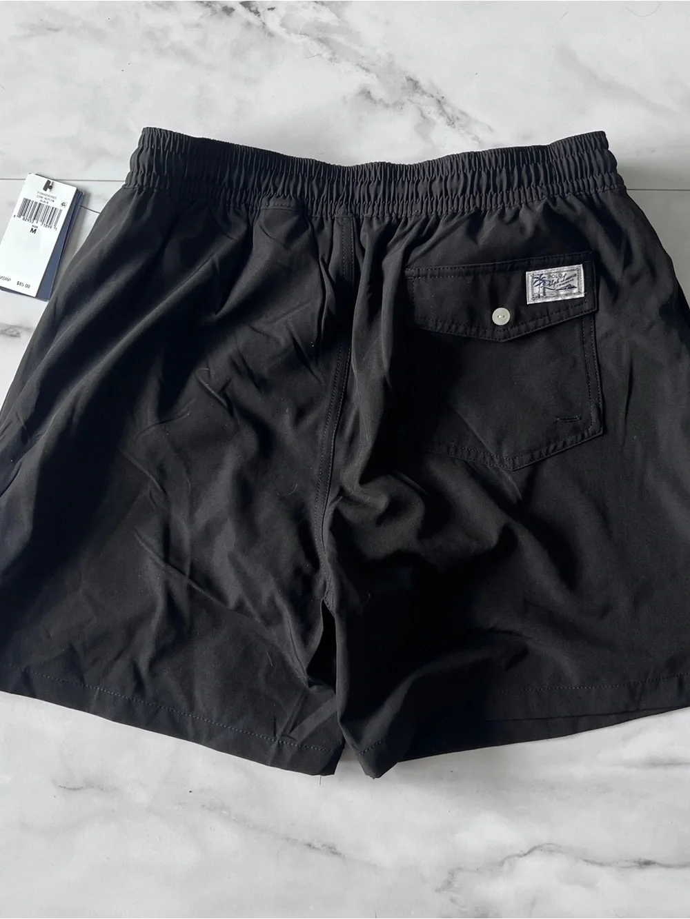Polo Ralph Lauren fabric white black